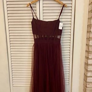 Windsor Kim Mesh Corset Tulle Formal Dress